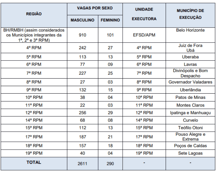 Plano de Estudo Para Policia Militar MG (PMMG) 